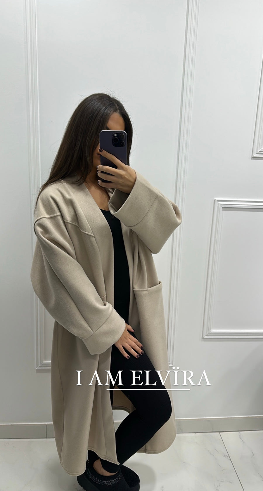 MANTEAU OVERSIZE [BEIGE]