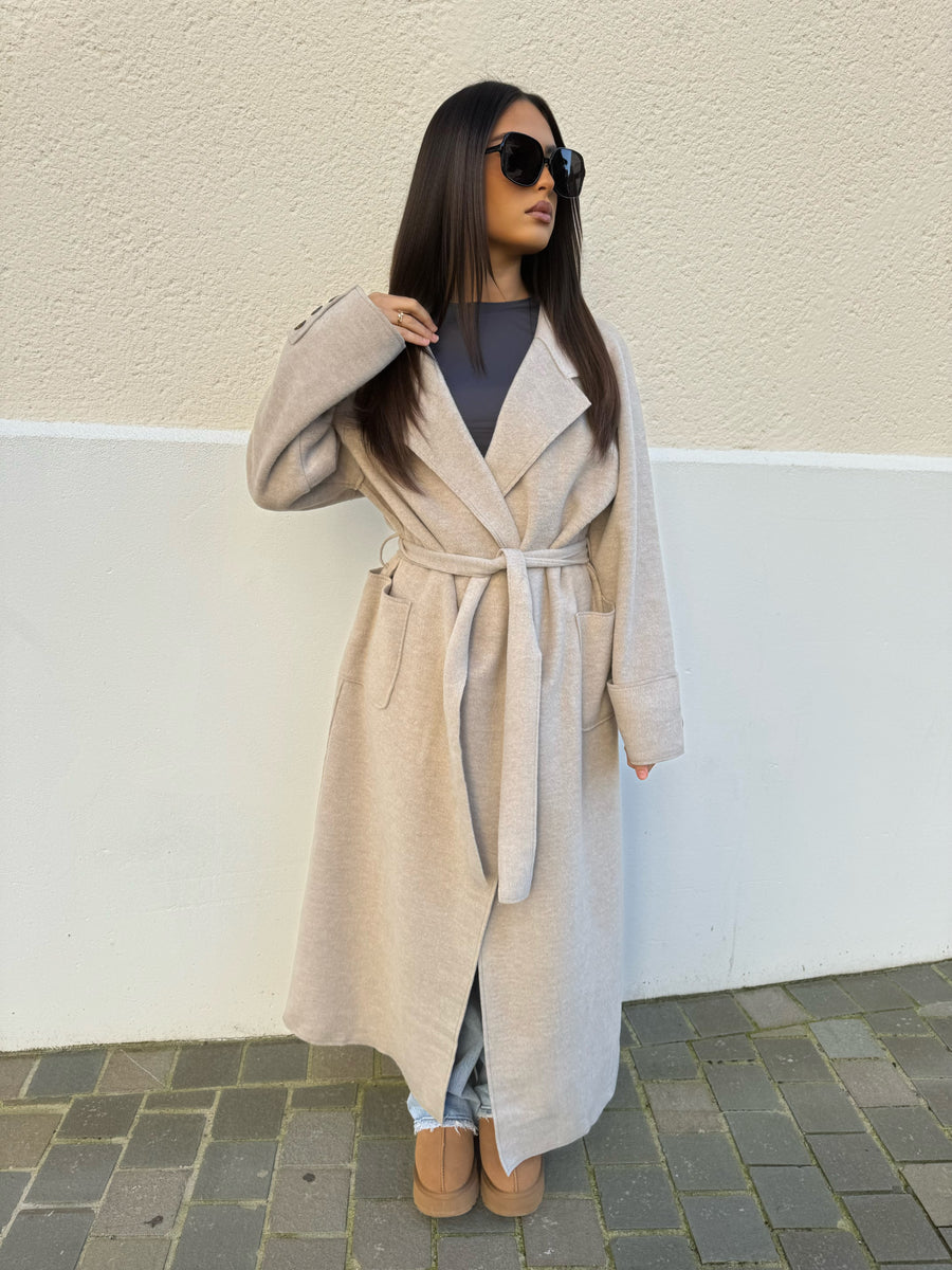 MANTEAU LONG [BEIGE]