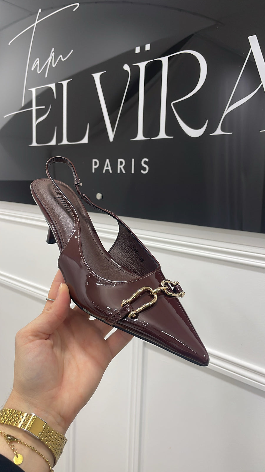 TALON INSPI VERNIS [BROWN]