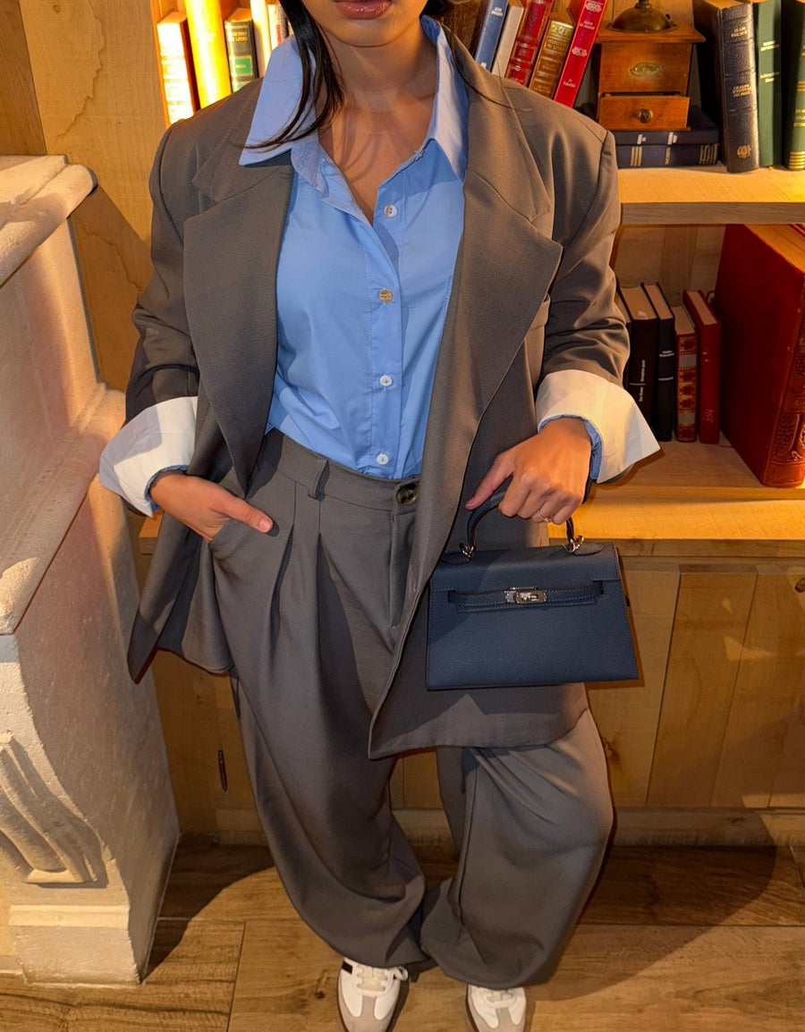 BLAZER OVERSIZE LAULIA [GREY] - | I AM ELVÏRA
