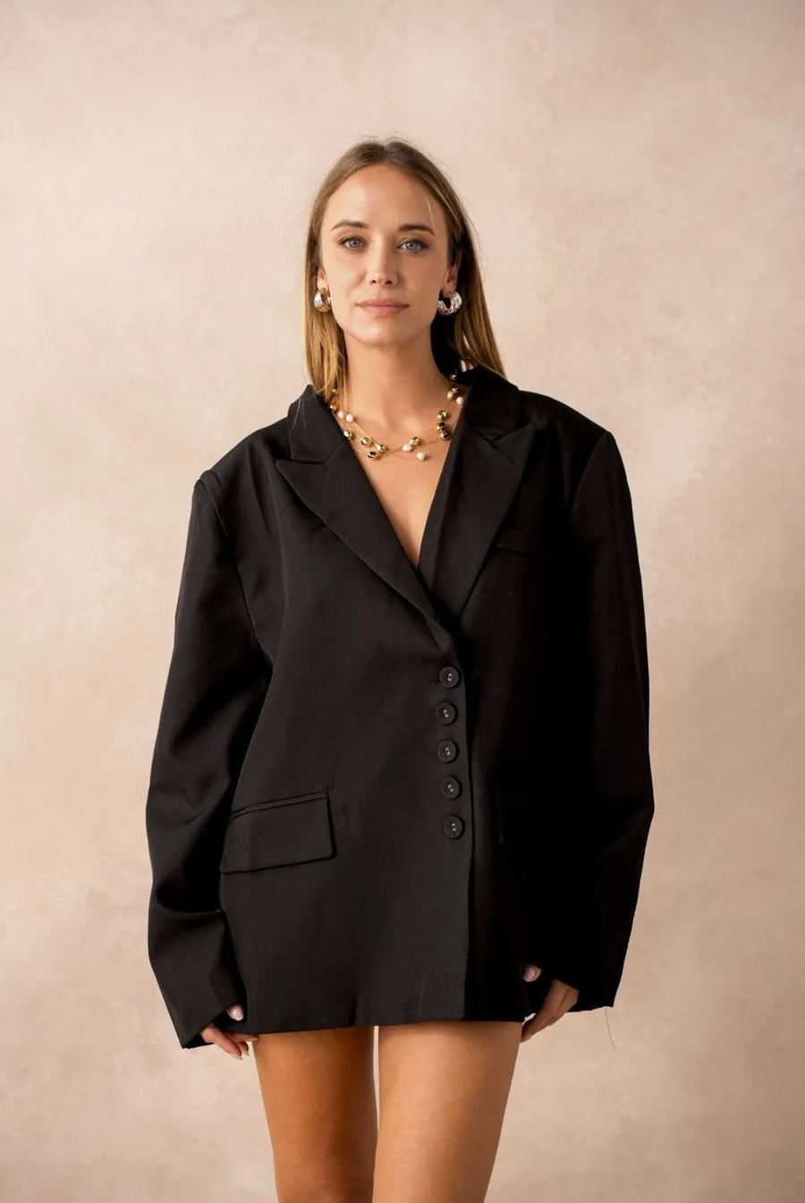 BLAZER ULTRA OVERSIZE BAYA [NOIR] - | I AM ELVÏRA