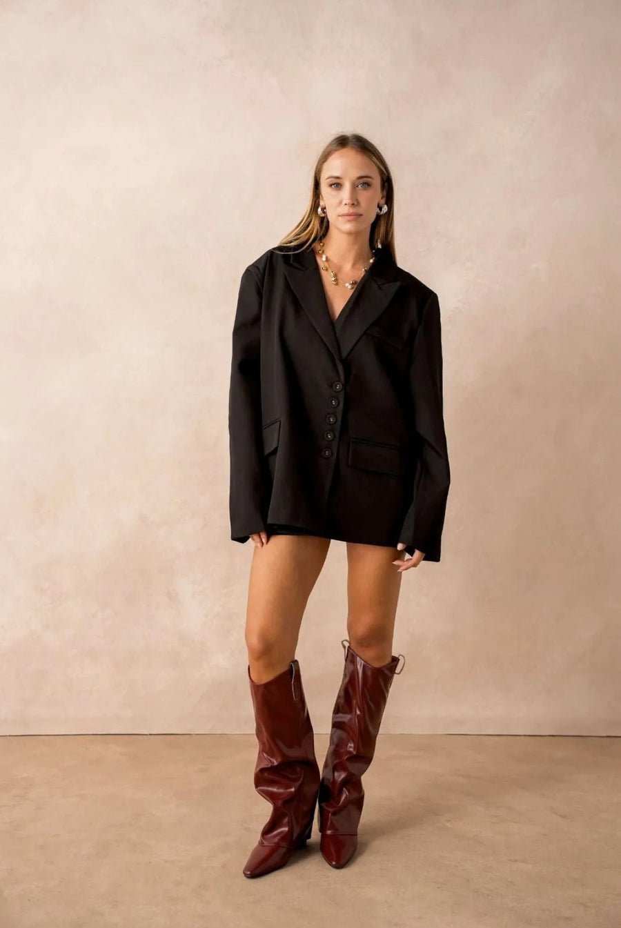 BLAZER ULTRA OVERSIZE BAYA [NOIR] - | I AM ELVÏRA
