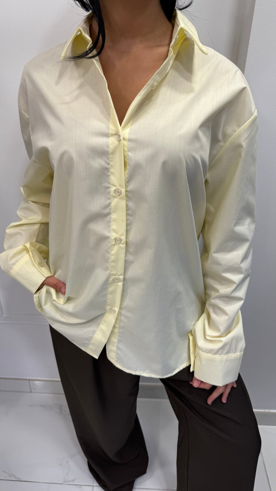 CHEMISE COTON VALENTINA [JAUNE] - | I AM ELVÏRA