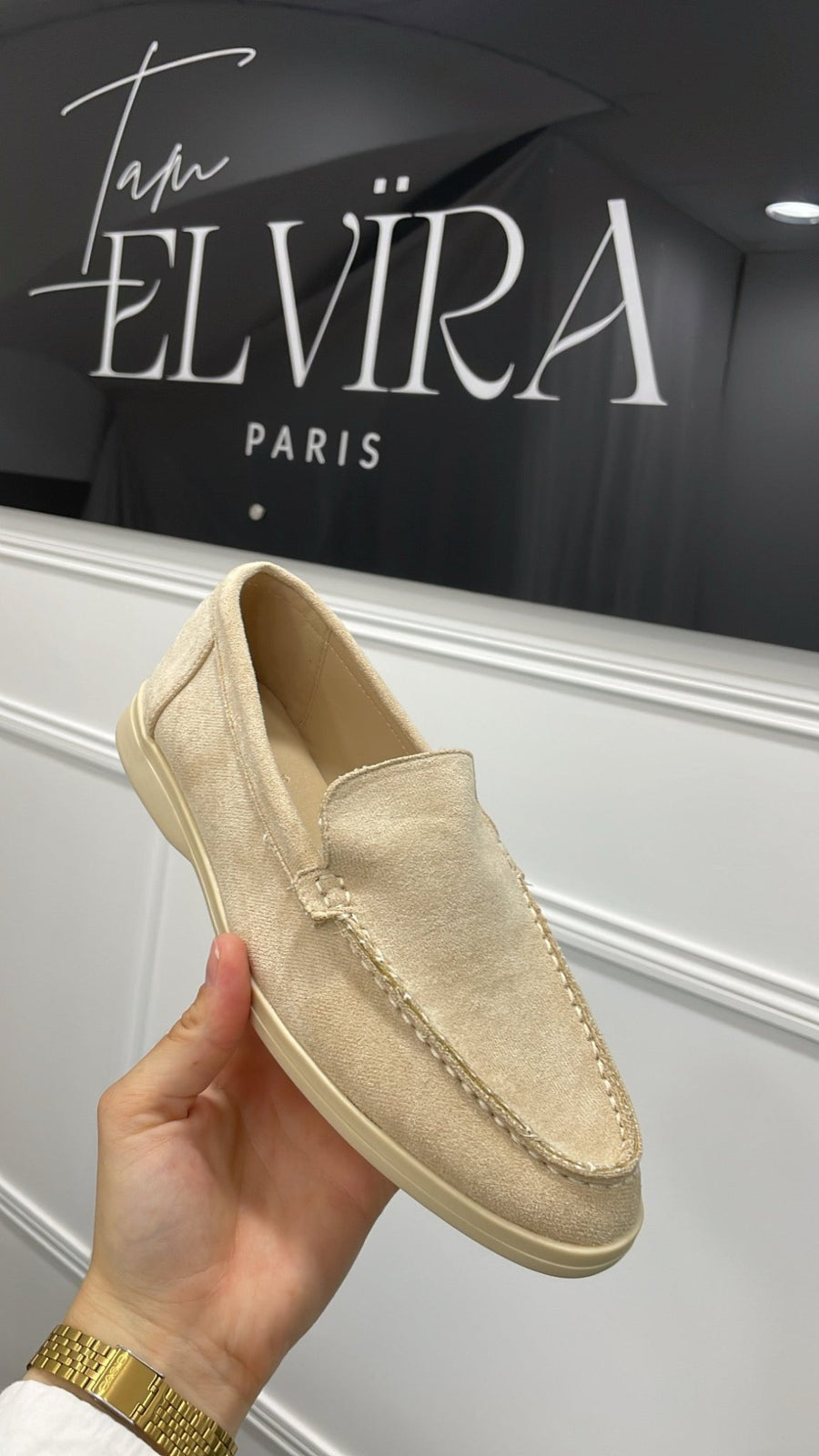 MOCASSIN INSPI [ÉCRU] - | I AM ELVÏRA
