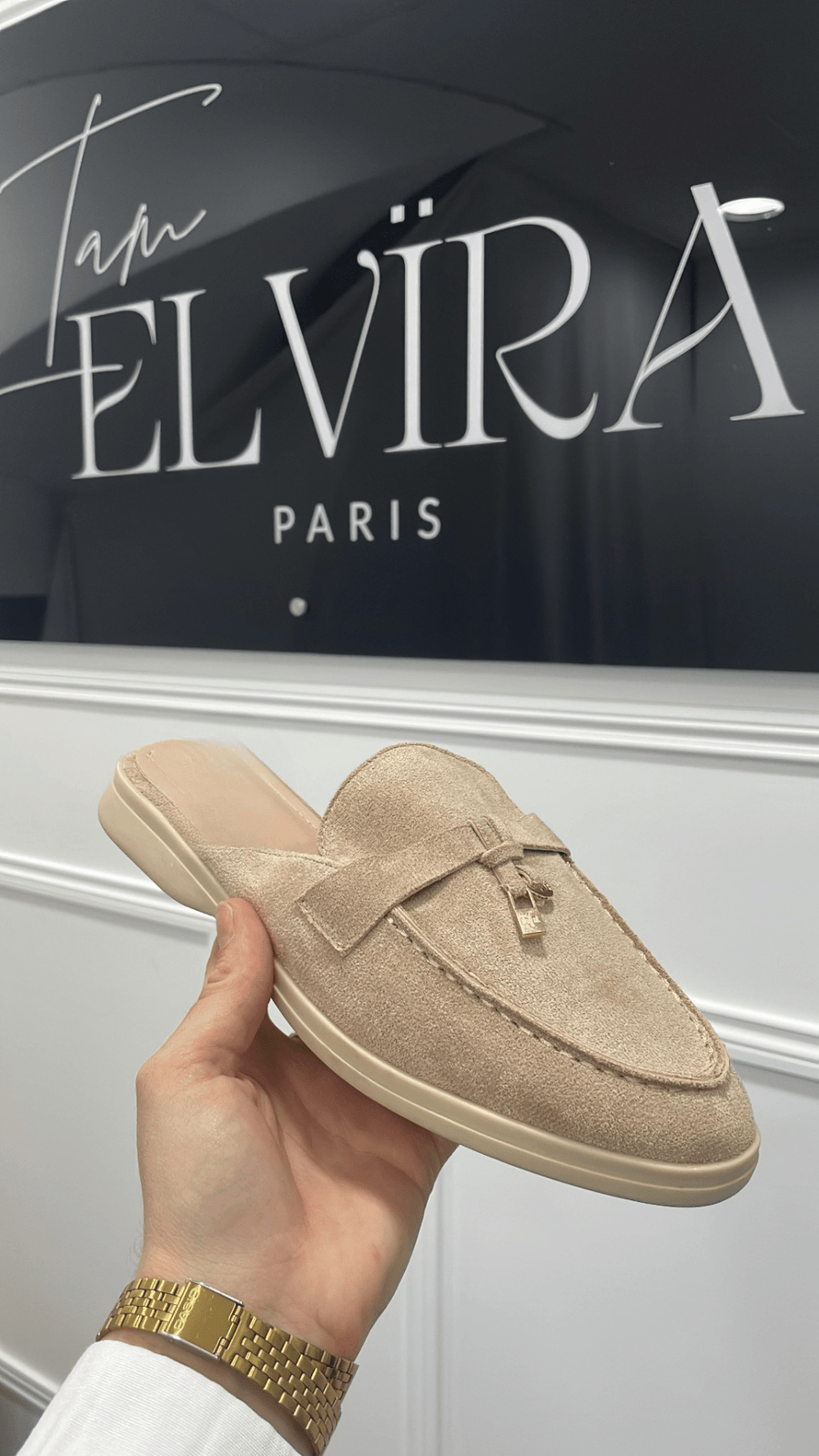 MULES INSPI [BEIGE] - | I AM ELVÏRA