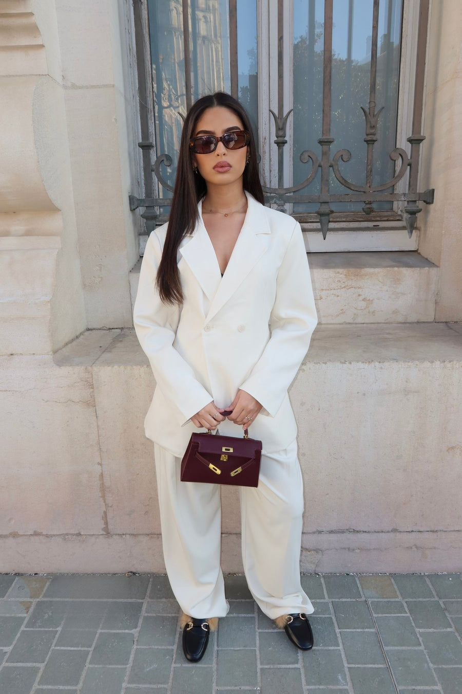PANTALON GUILIA [CRÈME] - | I AM ELVÏRA