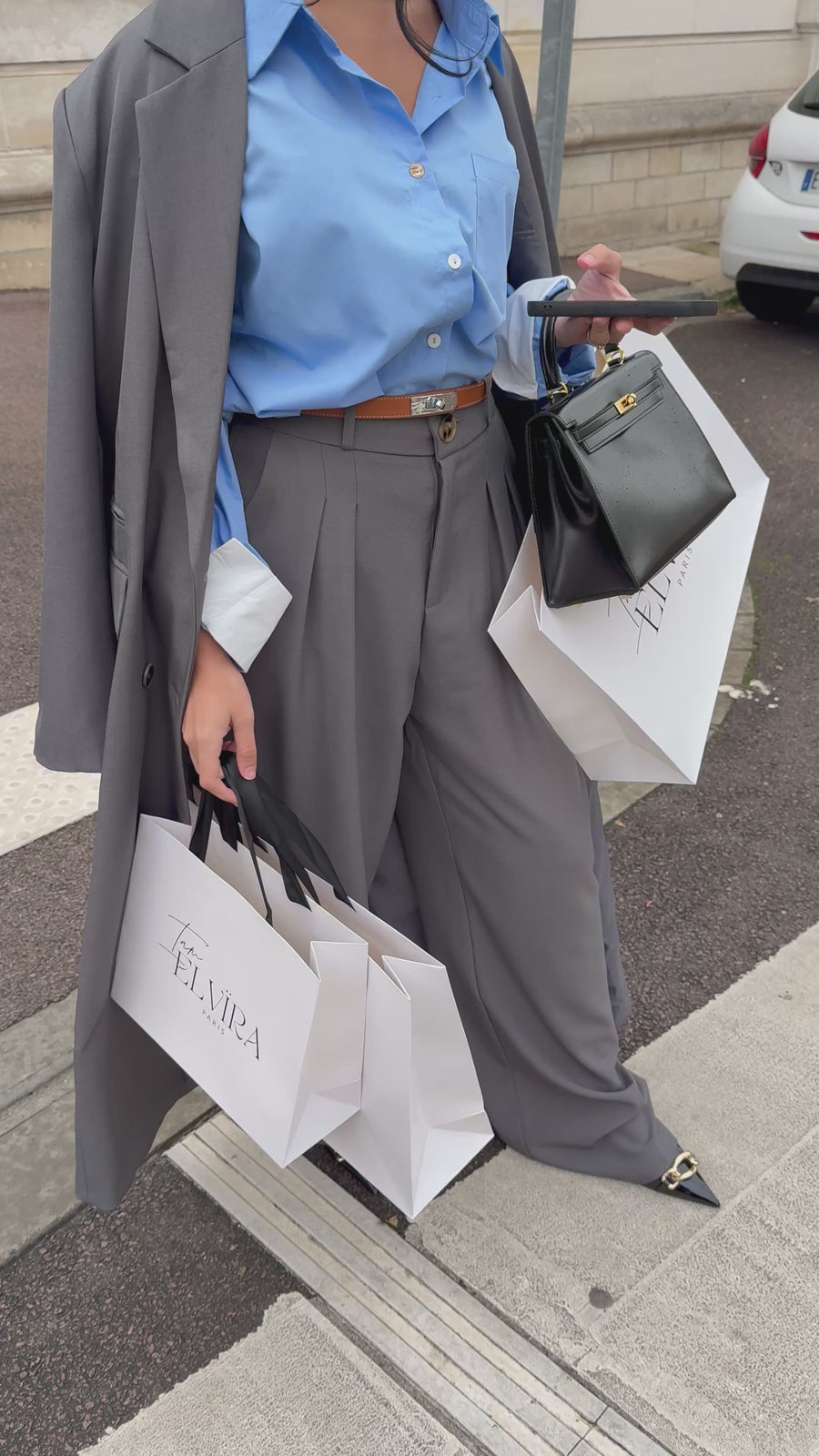 BLAZER LONG LINA [GREY]