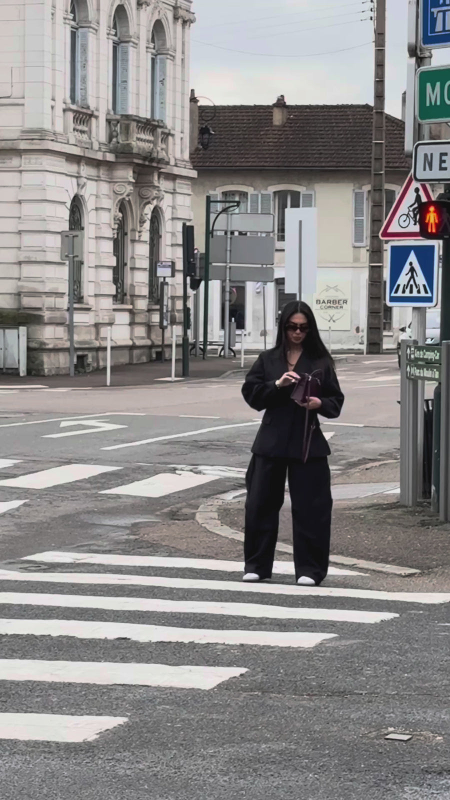 PANTALON BOUFFANT AYA [NOIR]