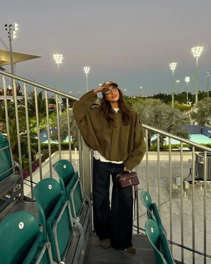 VESTE EN SUÉDINE PALOMA [KAKI] - | I AM ELVÏRA