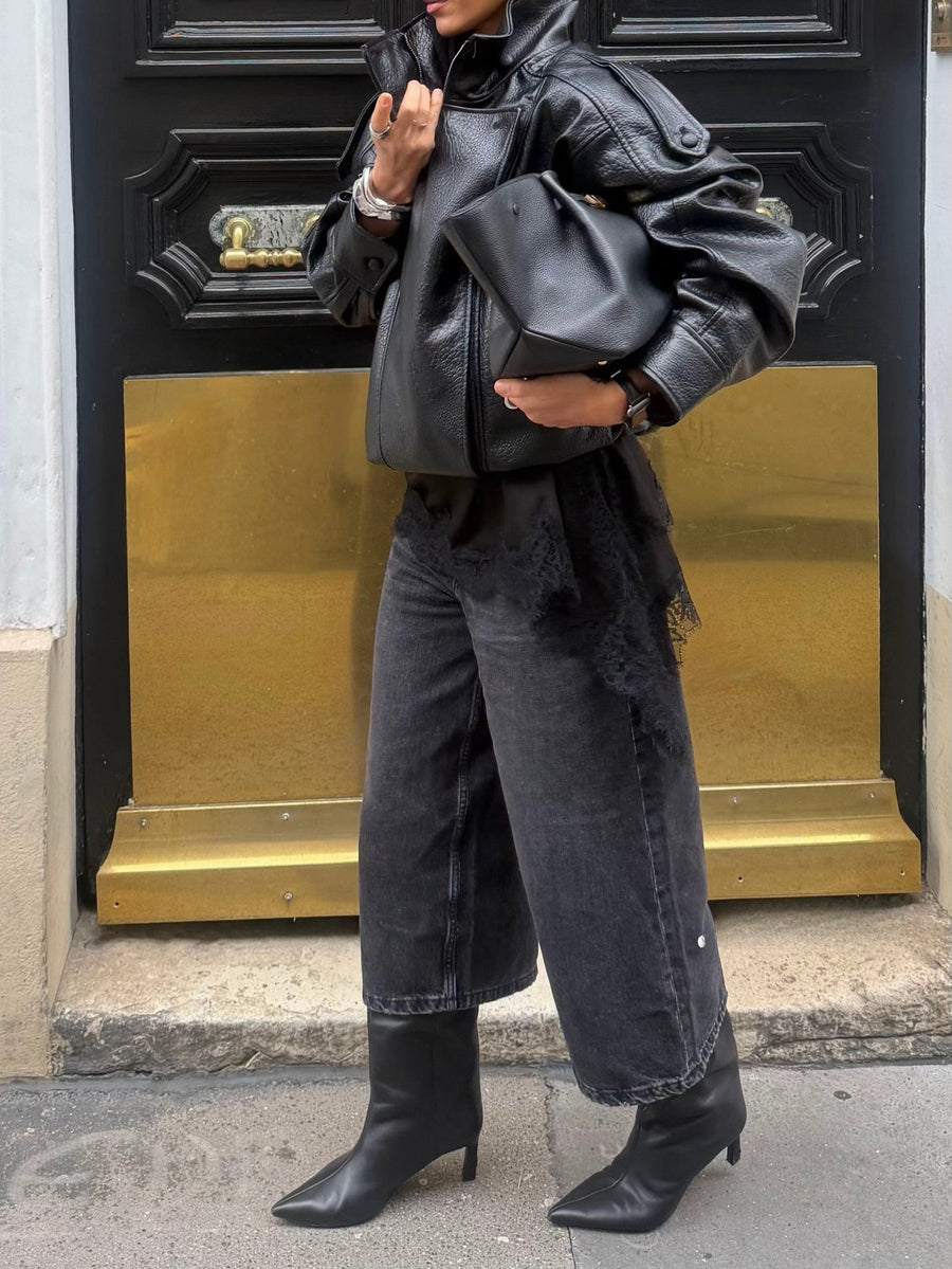 VESTE OVERSIZE ELVÏRA [BLACK] PRÉCOMMANDE EXPÉDITION 28/10 - | I AM ELVÏRA