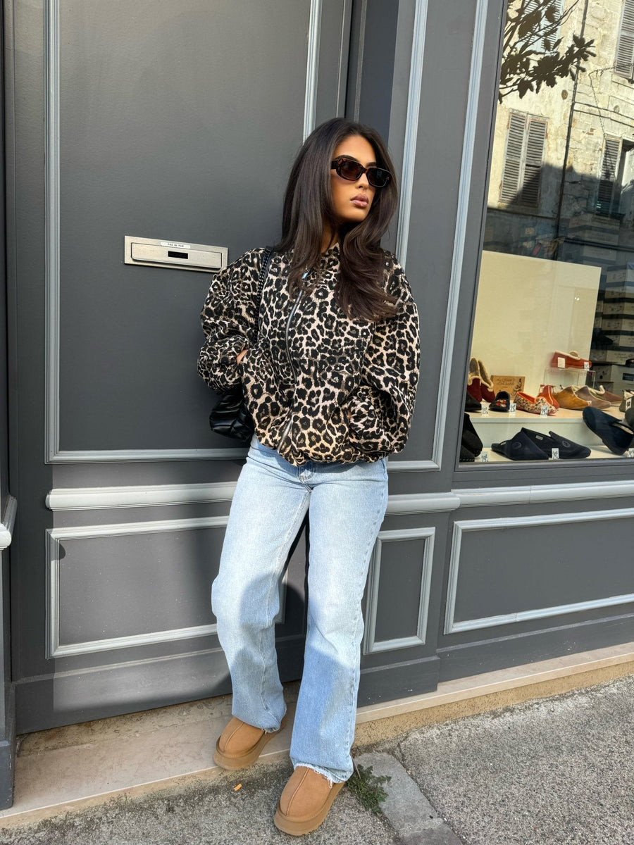VESTE OVERSIZE LÉOPARD - | I AM ELVÏRA