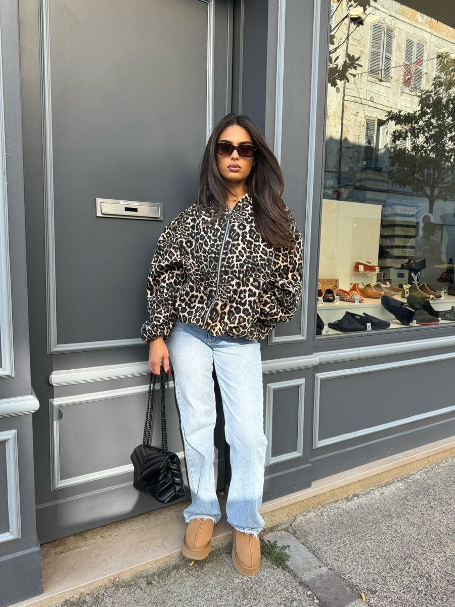 VESTE OVERSIZE LÉOPARD - | I AM ELVÏRA