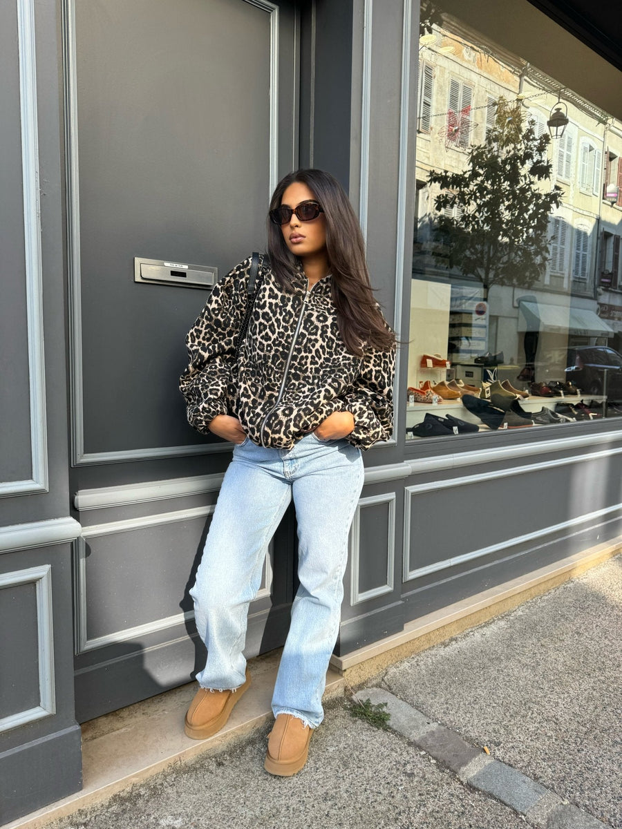 VESTE OVERSIZE LÉOPARD - | I AM ELVÏRA